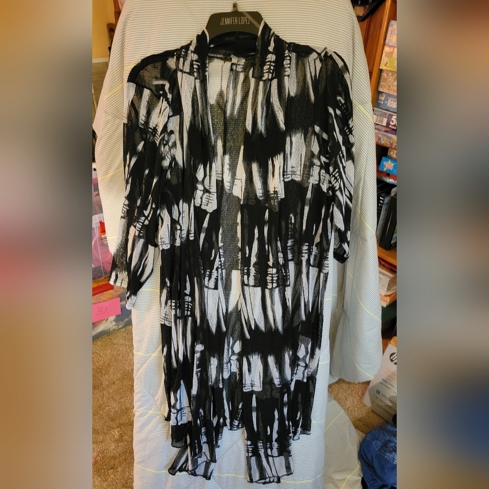Mirror Image Plus One Size Sheer Print
